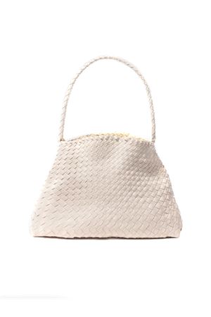 Beige Leather Santa Maria Mini S. Croce Bag DRAGON DIFFUSION | 8700DGS6MATSAND